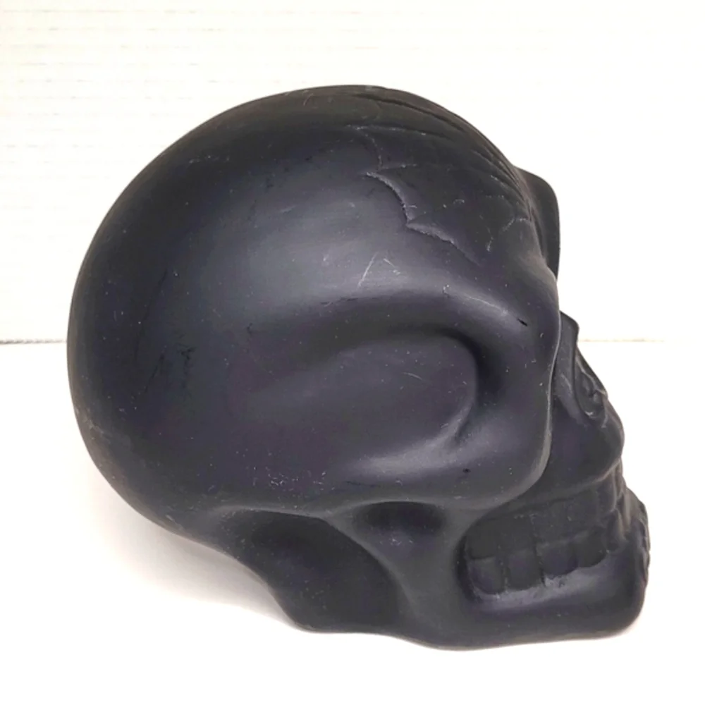 Black Chalkable Large Sugar Skull Decor Rare Find